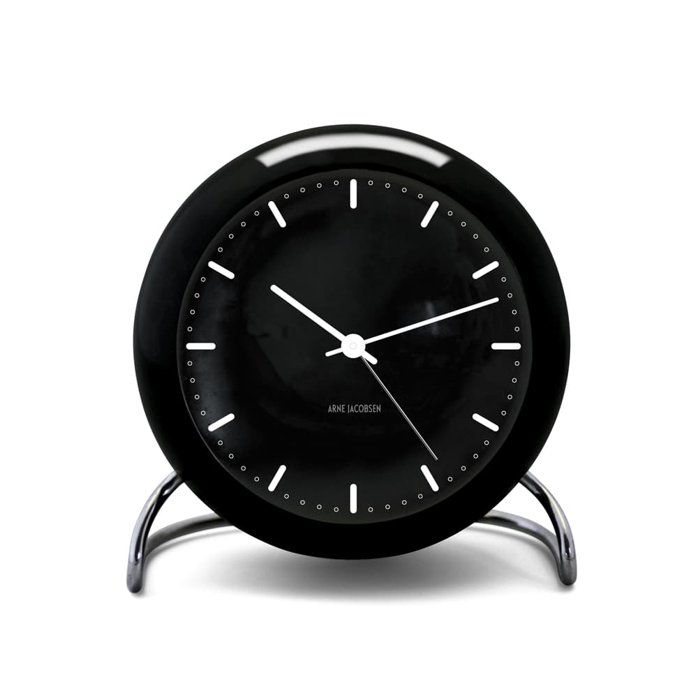 ARNE JACOBSEN Table Clock CityHall 43673 アルネヤコブセン 置き時計