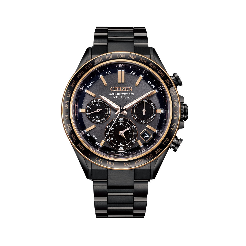 CITIZEN ATTESA ACT Line F950 SapphireBezel BlackPink CC4074-61W シチズン ア –  東京ウォッチスタイル