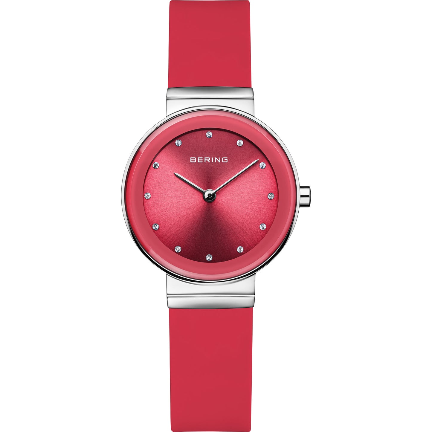 BERING COLOURFUL Summer Red 10129-503（ベーリング カラフルサマー シリコンラバー レッド）ベーリング 時計