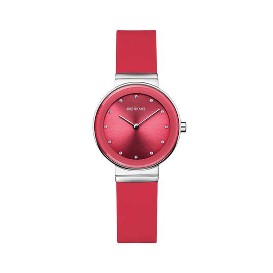 BERING COLOURFUL Summer Red 10129-503（ベーリング カラフルサマー シリコンラバー レッド）ベーリング 時計