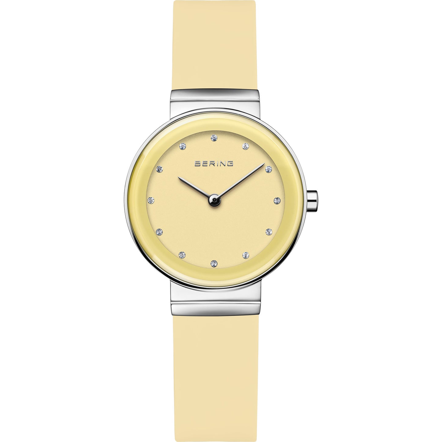 BERING COLOURFUL Summer Yellow 10129-600（ベーリング カラフルサマー シリコンラバー イエロー）ベーリング 時計