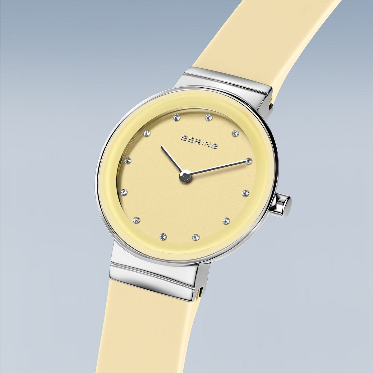 BERING COLOURFUL Summer Yellow 10129-600（ベーリング カラフルサマー シリコンラバー イエロー）ベーリング 時計