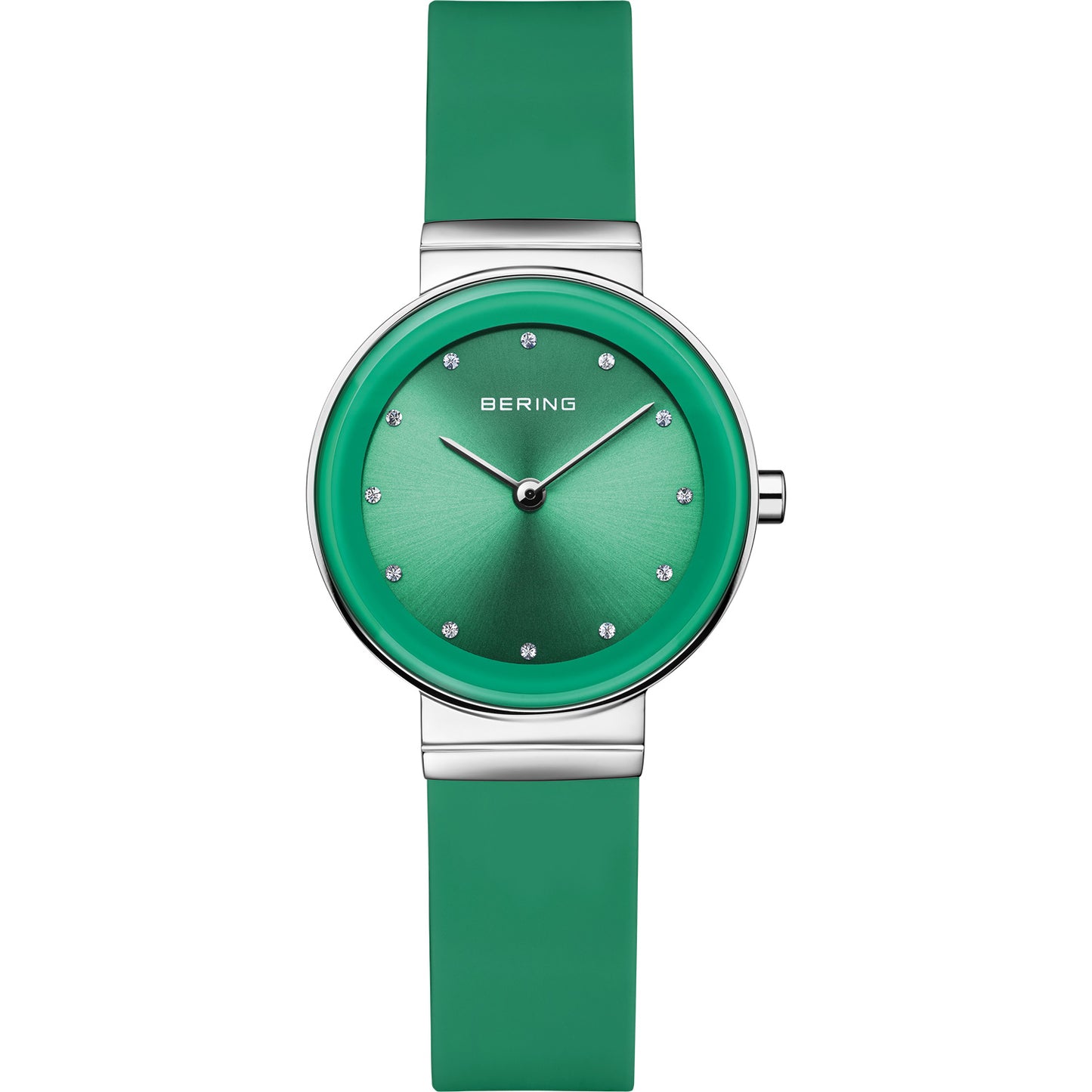 BERING COLOURFUL Summer Green 10129-808（ベーリング カラフルサマー シリコンラバー グリーン）ベーリング 時計