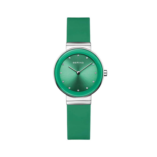 BERING COLOURFUL Summer Green 10129-808（ベーリング カラフルサマー シリコンラバー グリーン）ベーリング 時計