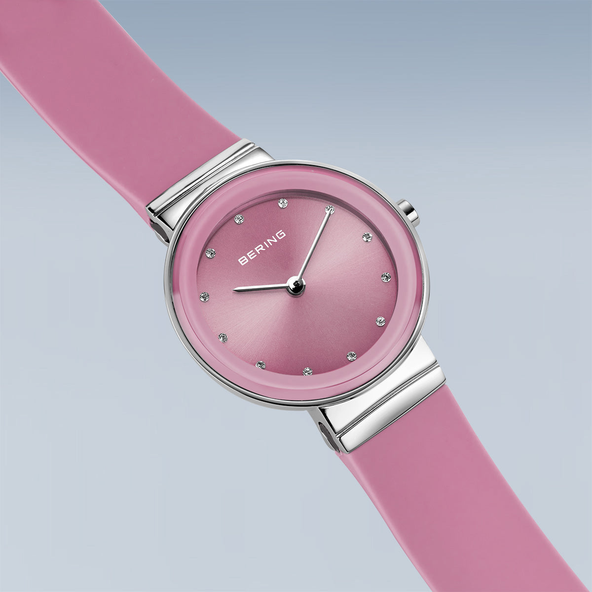 BERING COLOURFUL Summer Pink 10129-909（ベーリング カラフルサマー シリコンラバー ピンク）ベーリング 時計