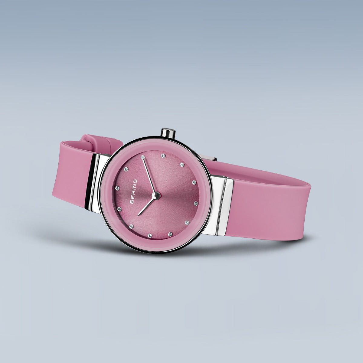 BERING COLOURFUL Summer Pink 10129-909（ベーリング カラフルサマー シリコンラバー ピンク）ベーリング 時計