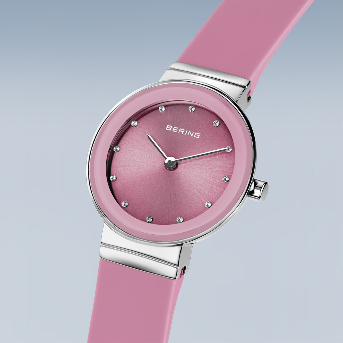 BERING COLOURFUL Summer Pink 10129-909（ベーリング カラフルサマー シリコンラバー ピンク）ベーリング 時計