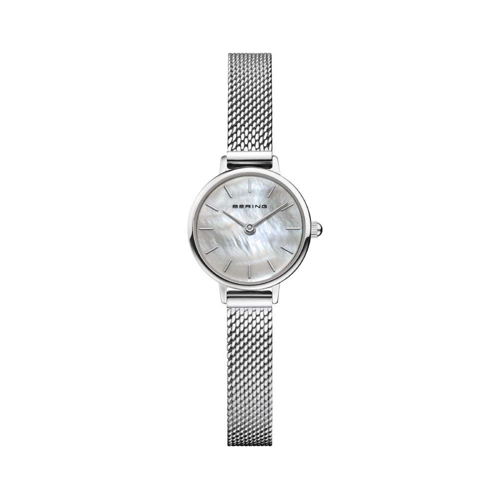 BERING Classic Mini Silver 11022-004  ベーリング レディース腕時計 クラシックミニ シルバー メッシュベルト