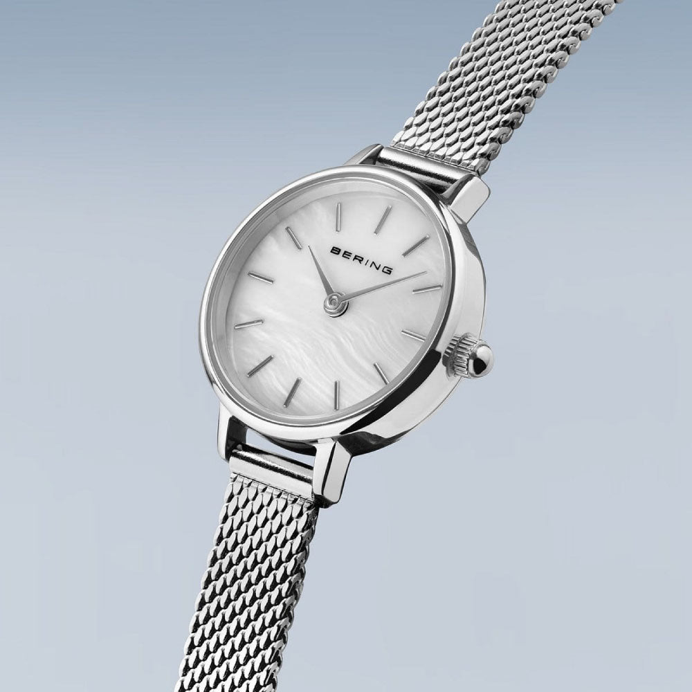 BERING Classic Mini Silver 11022-004  ベーリング レディース腕時計 クラシックミニ シルバー メッシュベルト