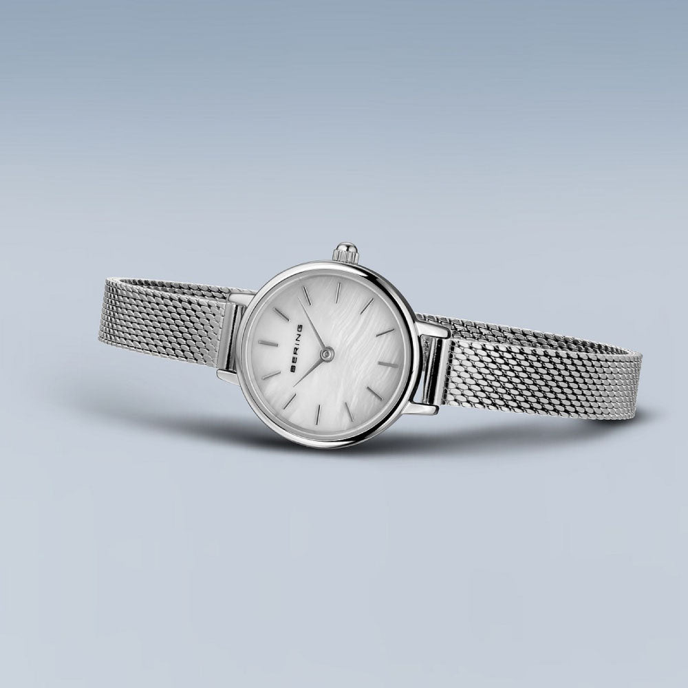 BERING Classic Mini Silver 11022-004  ベーリング レディース腕時計 クラシックミニ シルバー メッシュベルト