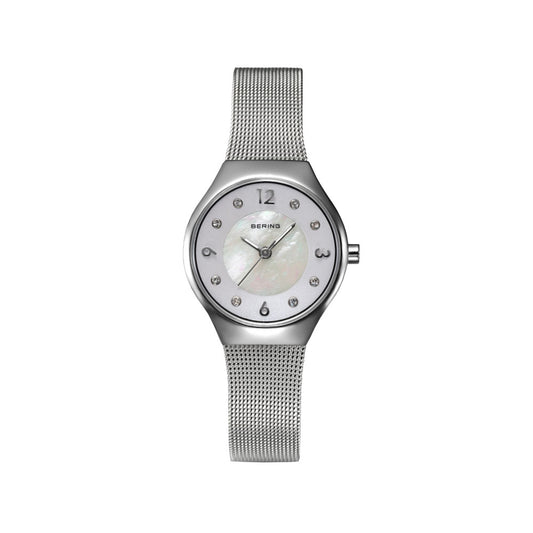 BERING Ladies Classic Scandinavian Curving Mesh Silver 11427-004 ベーリング 腕時計