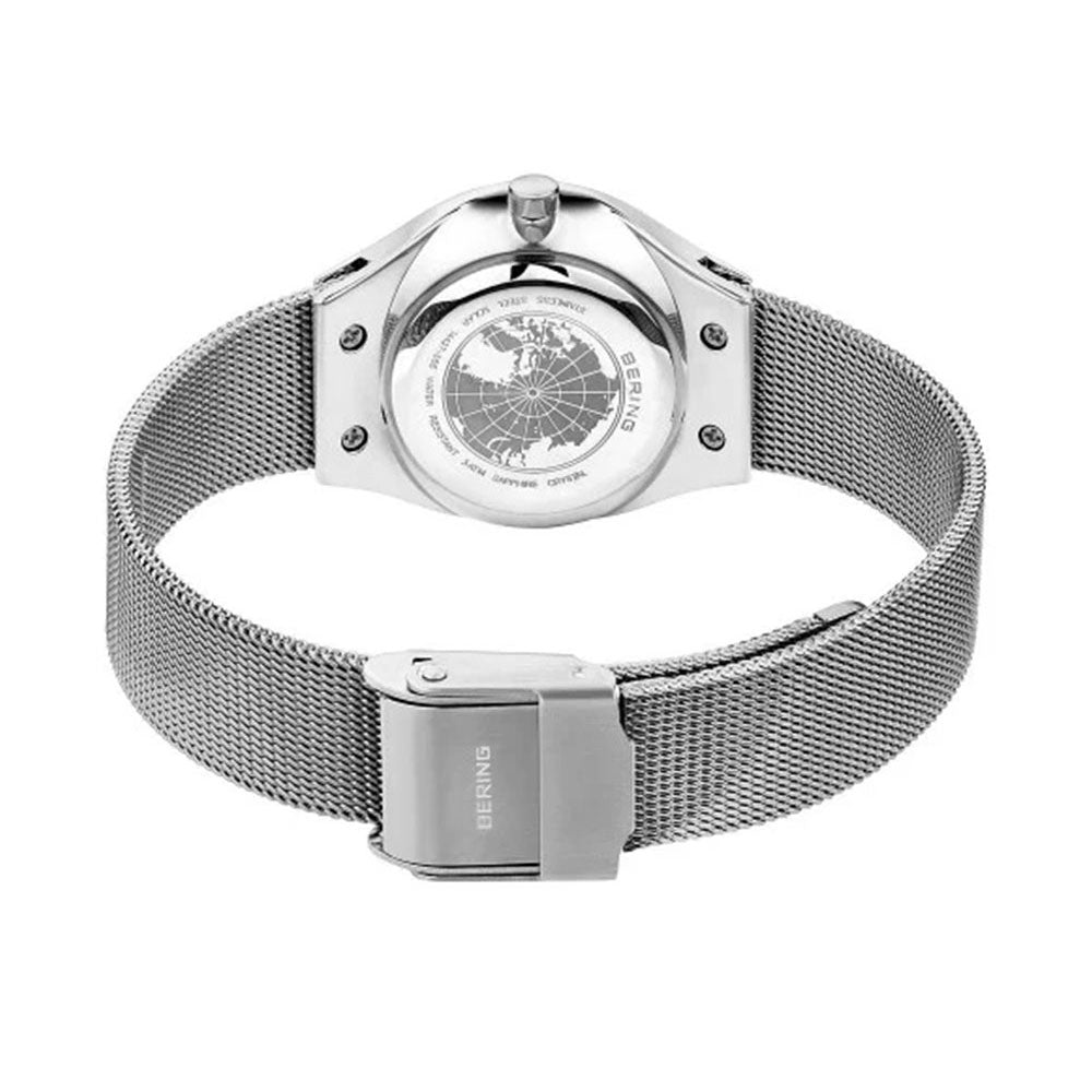 BERING Ladies Classic Scandinavian Curving Mesh Silver 11427-004 ベーリング 腕時計