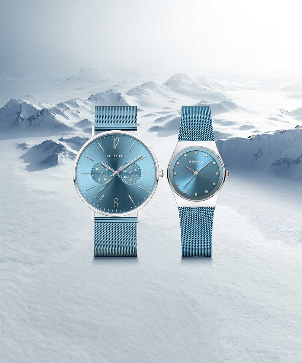 BERING Arctic Blue Pair Collection 12927-308 ベーリング 時計