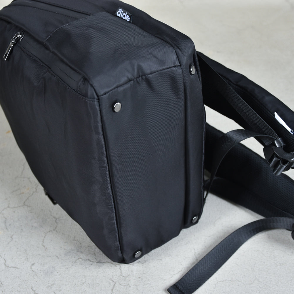 aide Round Backpack-R アイド バックパック AIGR-01 BLACK – 東京