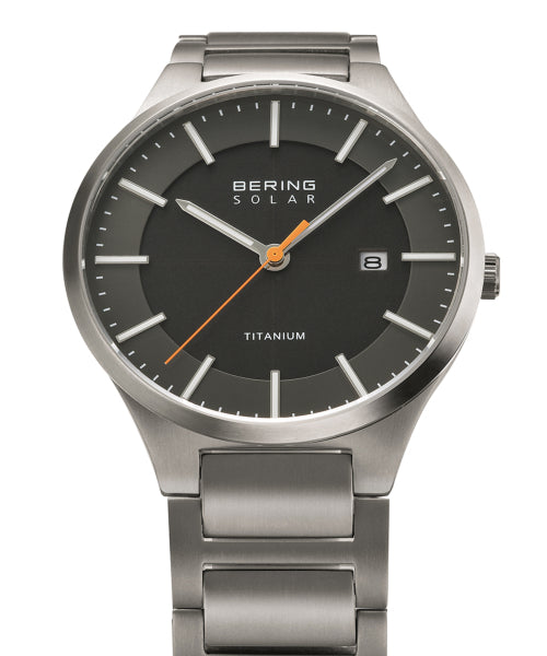 BERING Mens Full Titanium Solar 15239-779 ベーリング 時計