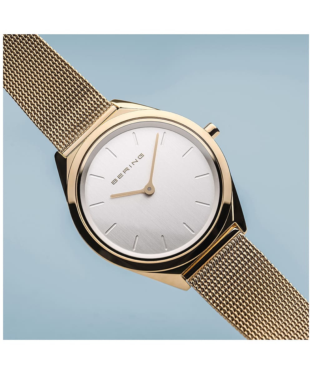 BERING Ladies Ultra Slim Gold  17031-334 ベーリング 時計