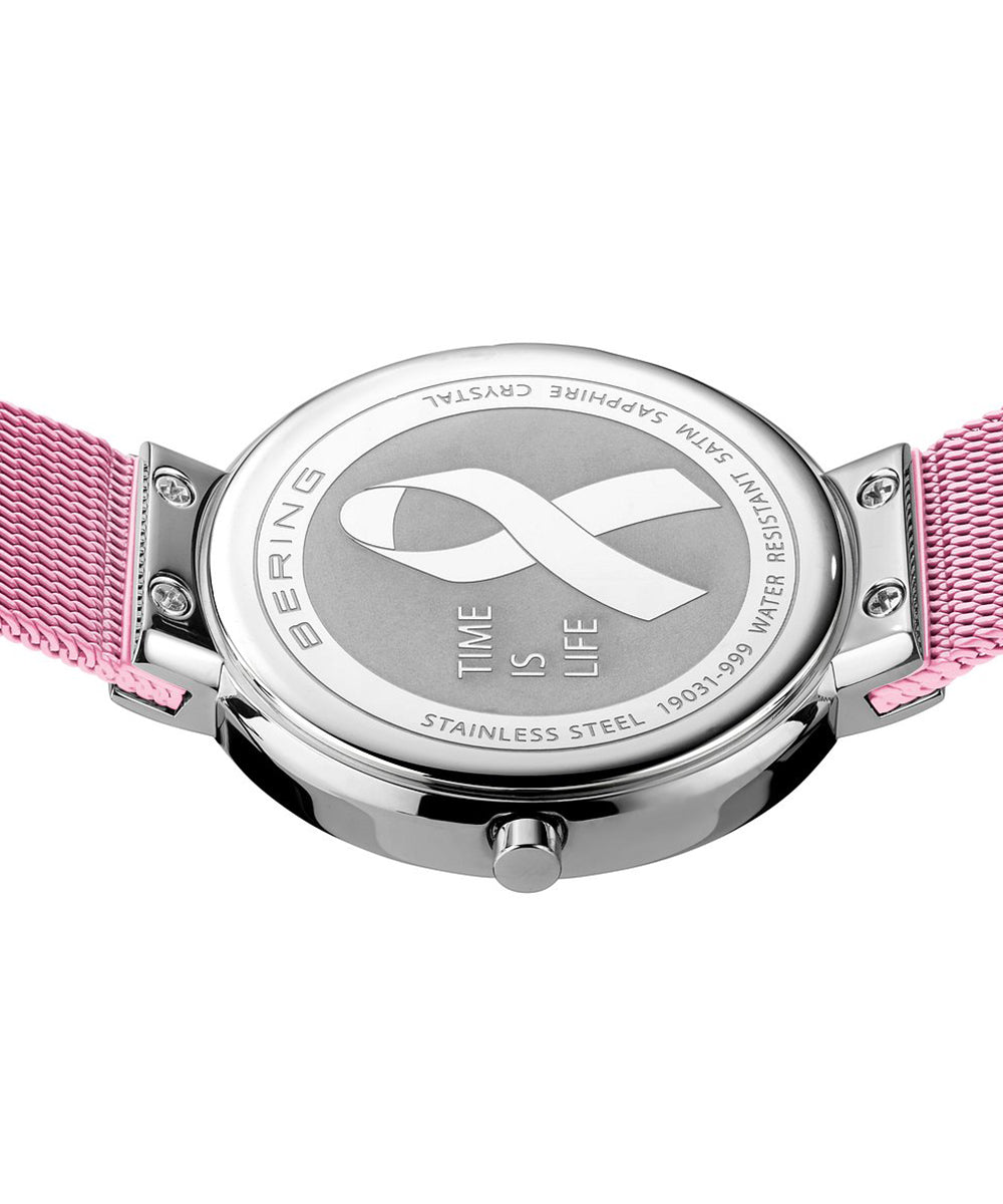 BERING Ladies TIME IS LIFE Watch & Bracelet Set 19031-999-GWP 特別チャリティーモデル ベーリング 時計