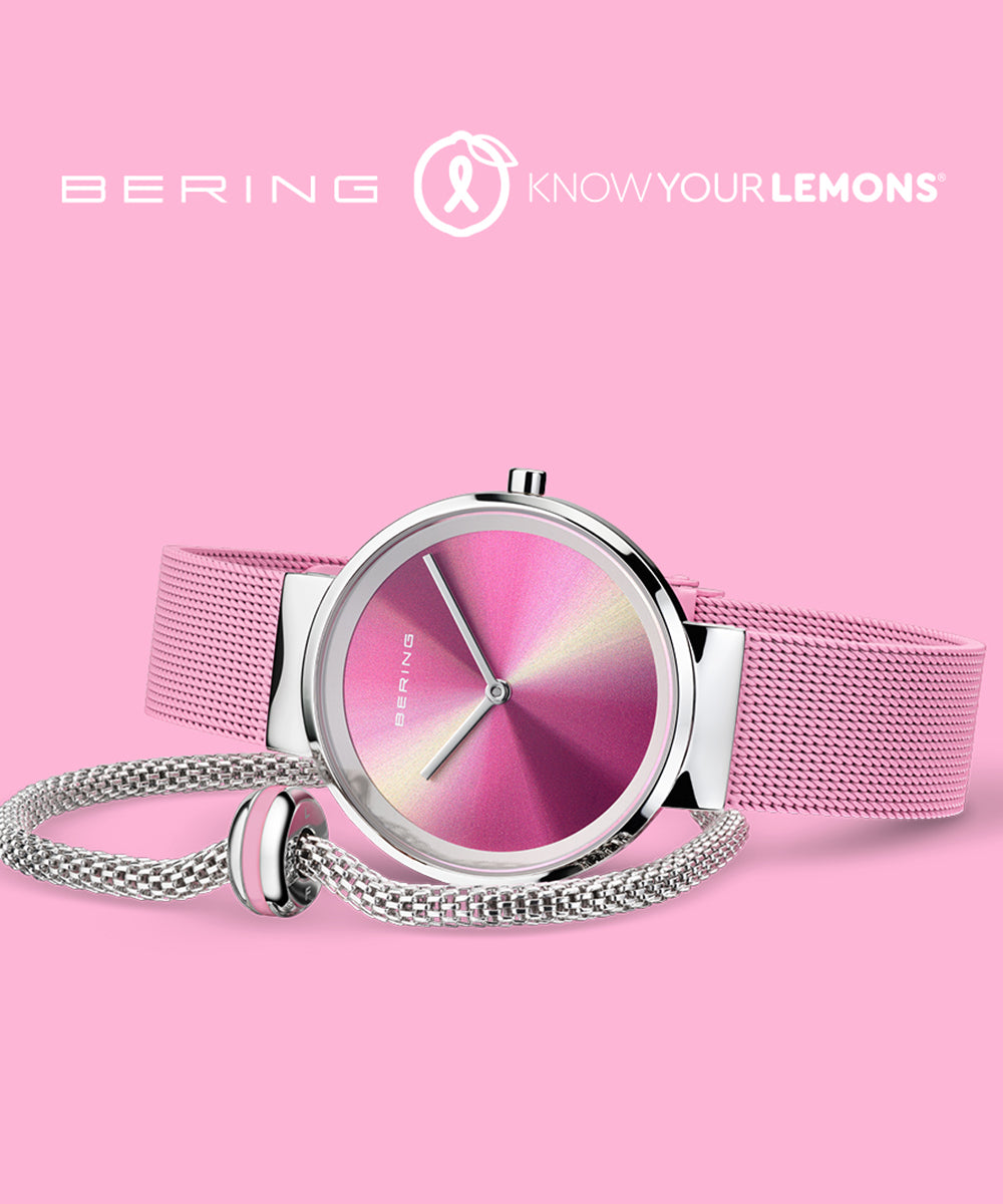 BERING Ladies TIME IS LIFE Watch & Bracelet Set 19031-999-GWP 特別チャリティーモデル ベーリング 時計