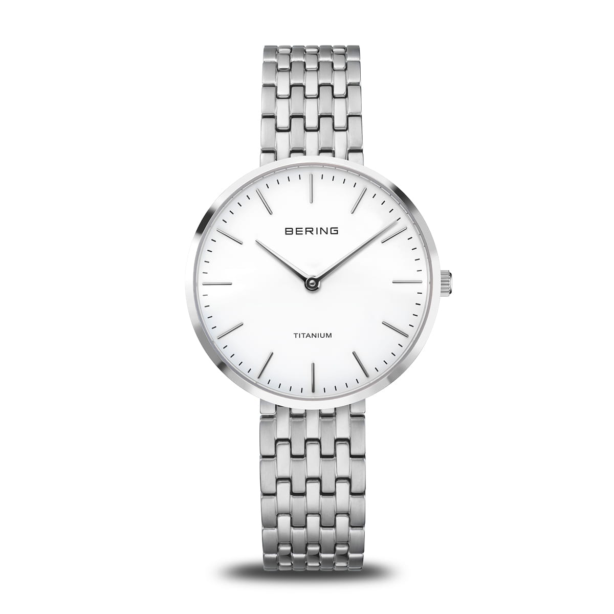 BERING Unisex Titanium Link 19334-004（シルバー）