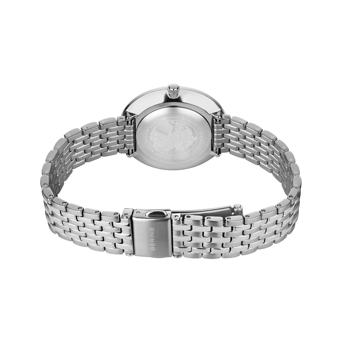 BERING Unisex Titanium Link 19334-004（シルバー）