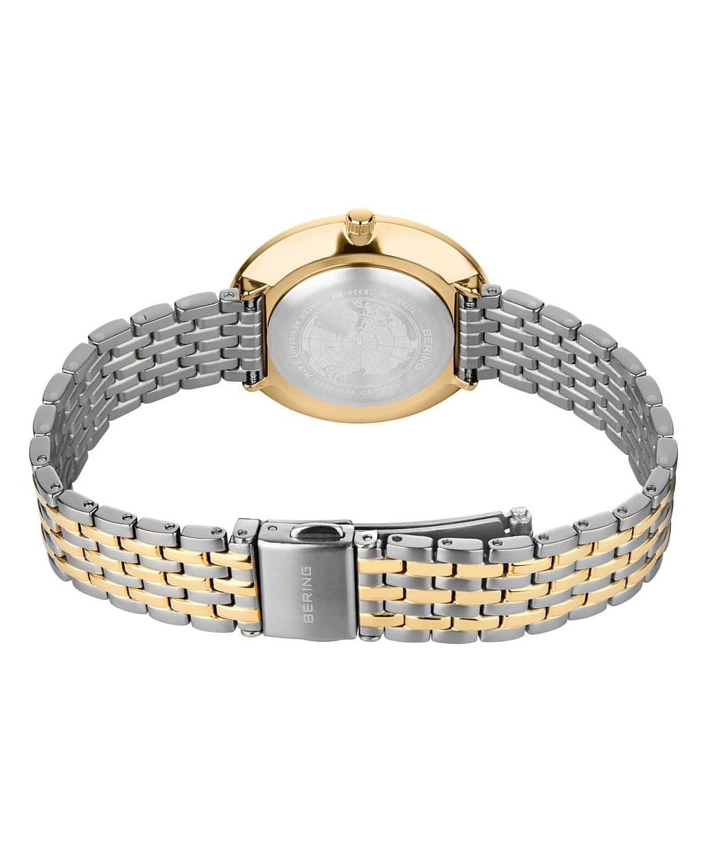 BERING Unisex Titanium Link 19334-010（シルバー＆ゴールド）