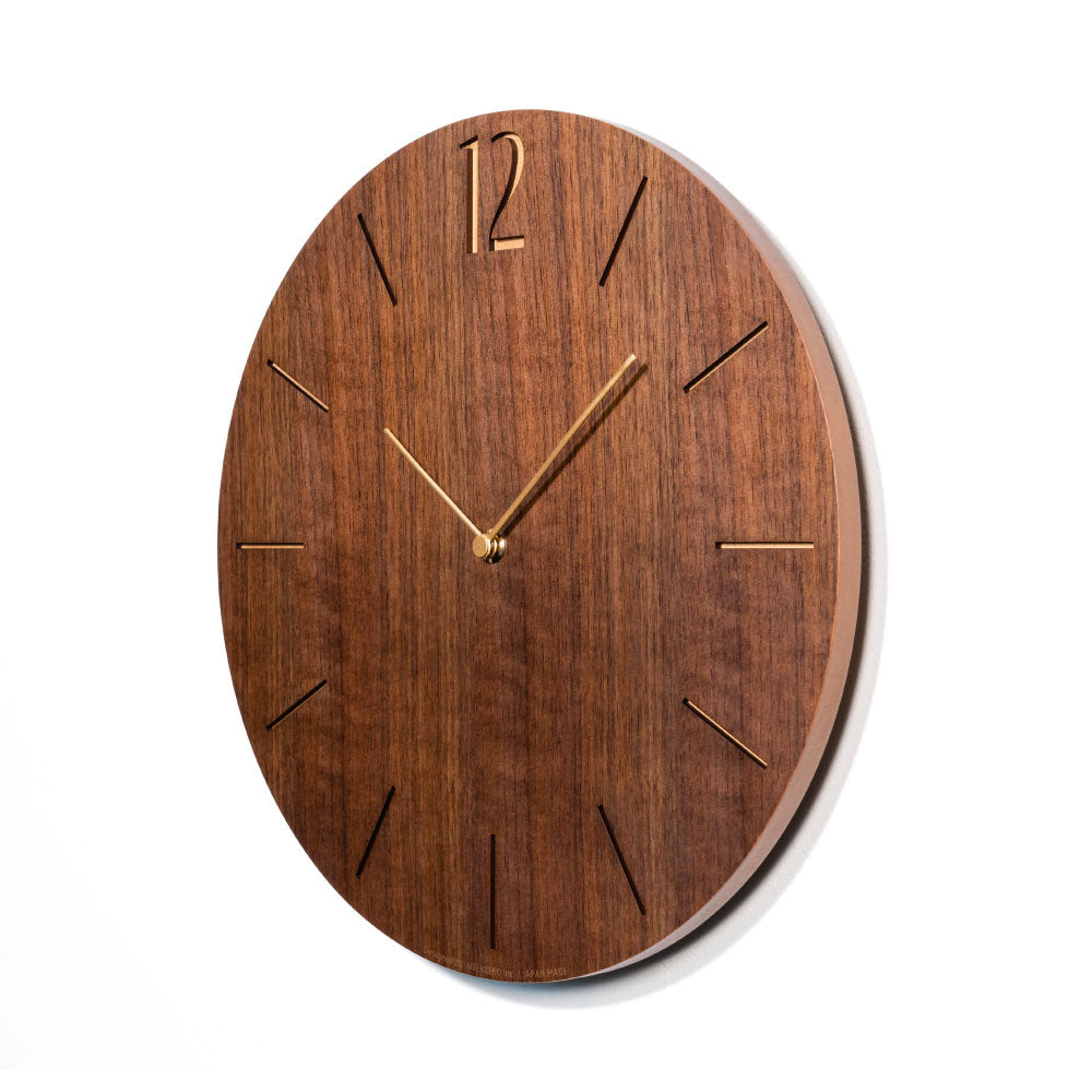 CHAMBRE PROUD CLOCK WALNUT CH-065WN 電波時計 シャンブル 壁掛け時計