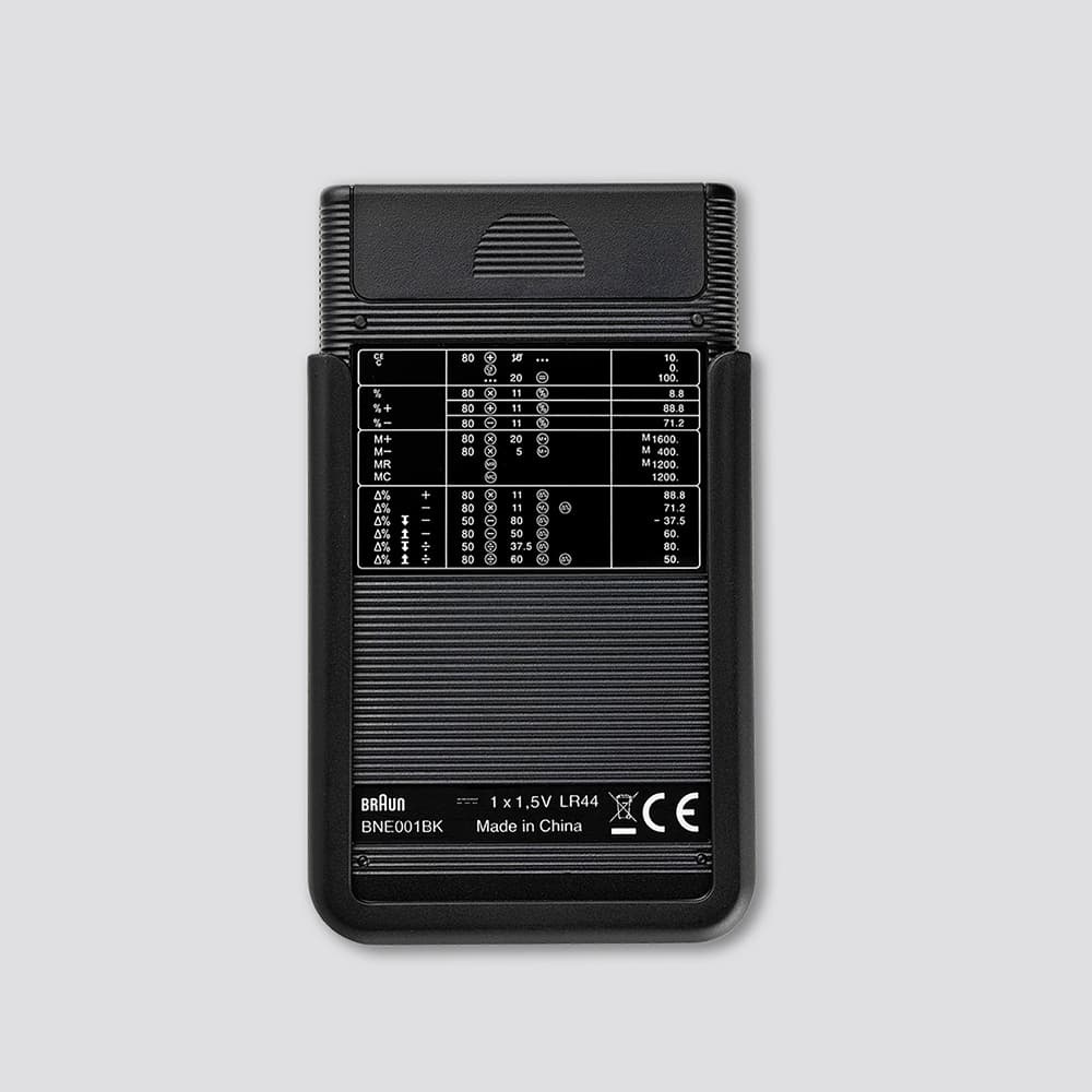 BRAUN 電卓 BNE001BK 復刻モデル ブラウン 電卓 – 東京ウォッチスタイル
