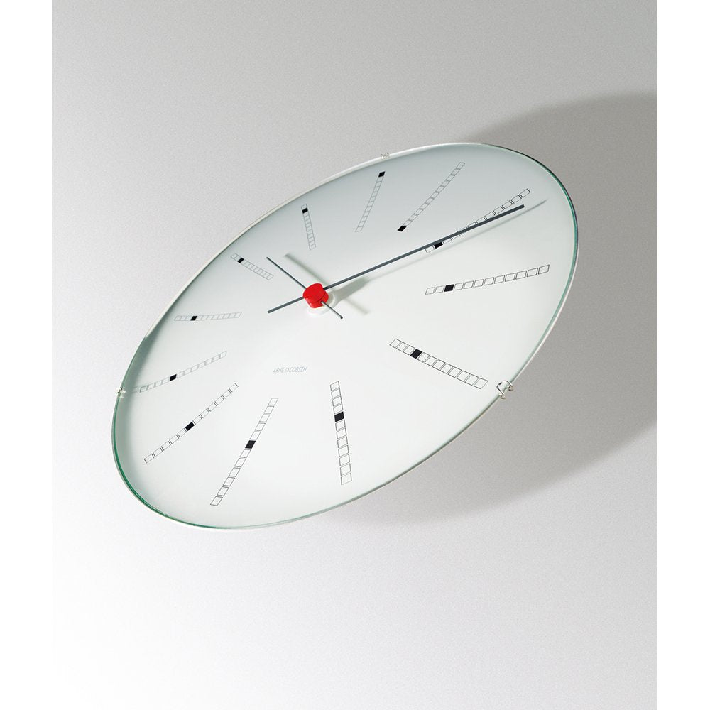 ARNE JACOBSEN Wall Clock Bankers 210mm 43630 アルネヤコブセン