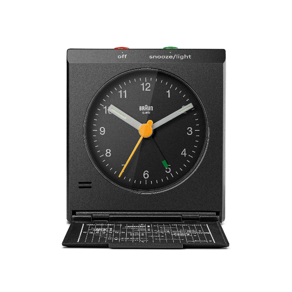 BRAUN BC05 Travel Alarm Clock BC05B (ブラック)