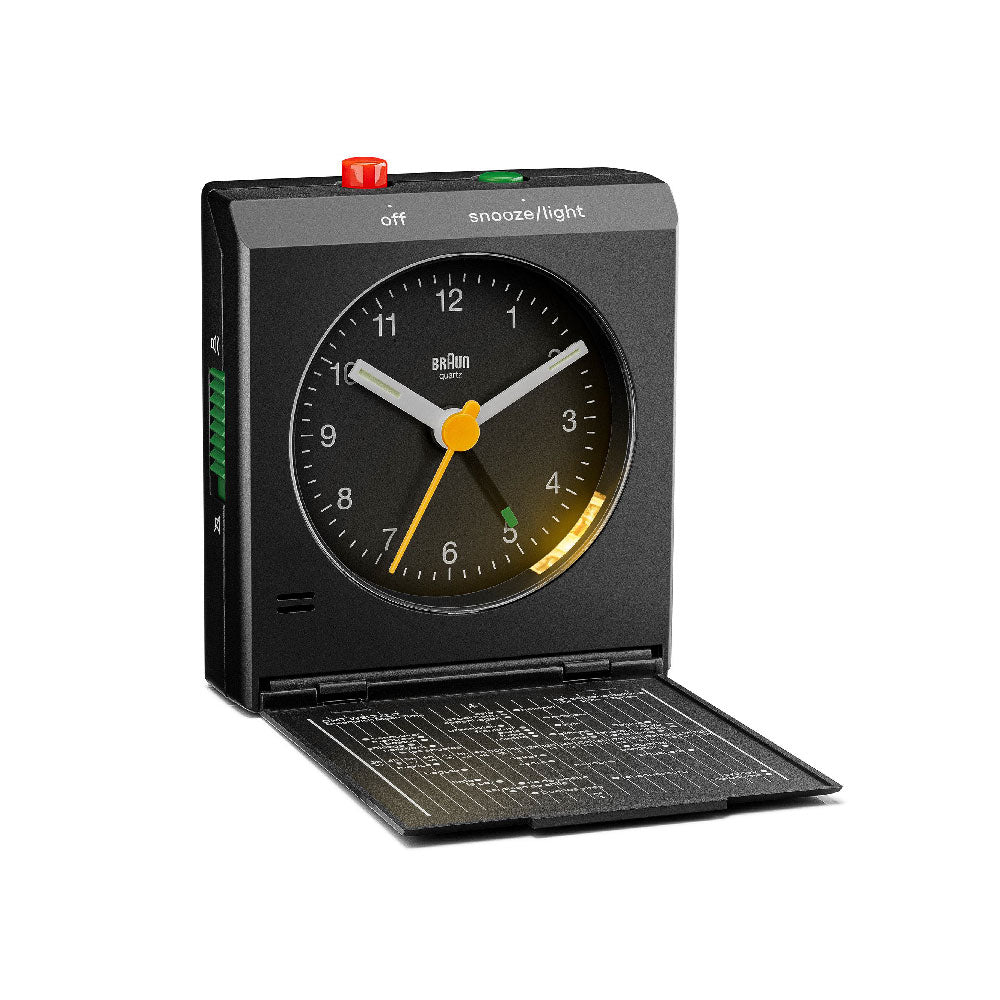 BRAUN BC05 Travel Alarm Clock BC05B (ブラック)