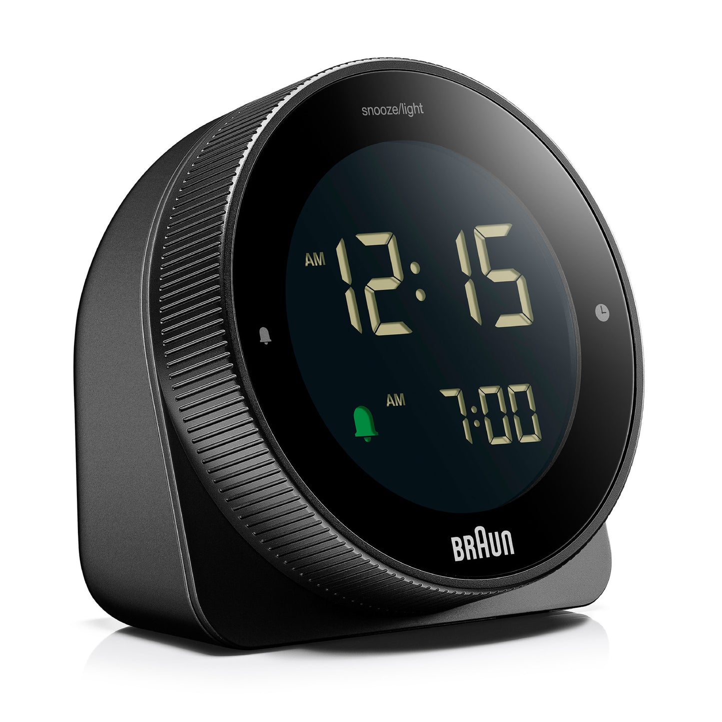 BRAUN DIGITAL CLOCK BLACK BC24B デジタルクロック 卓上時計