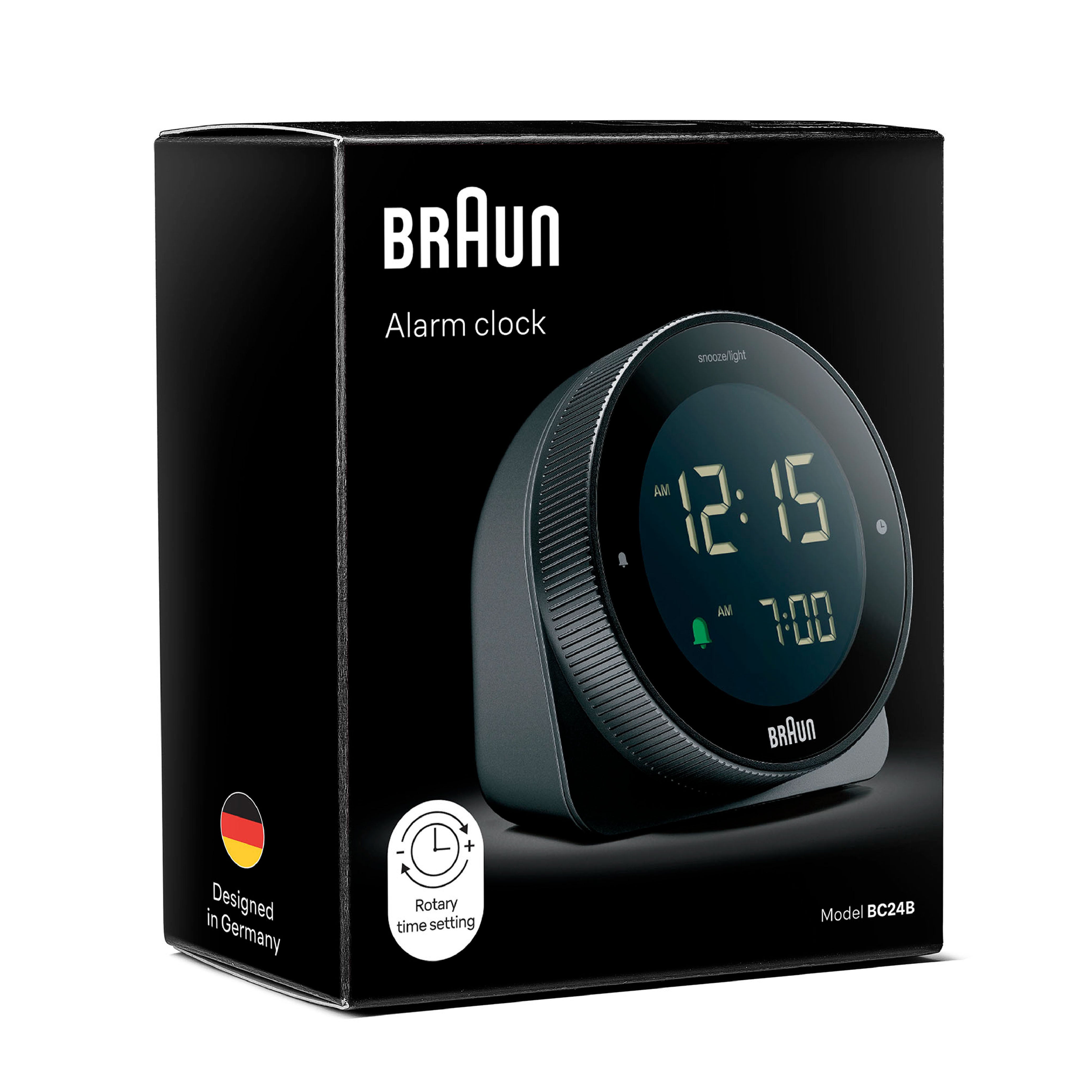 BRAUN DIGITAL CLOCK BLACK BC24B デジタルクロック 卓上時計 – 東京ウォッチスタイル