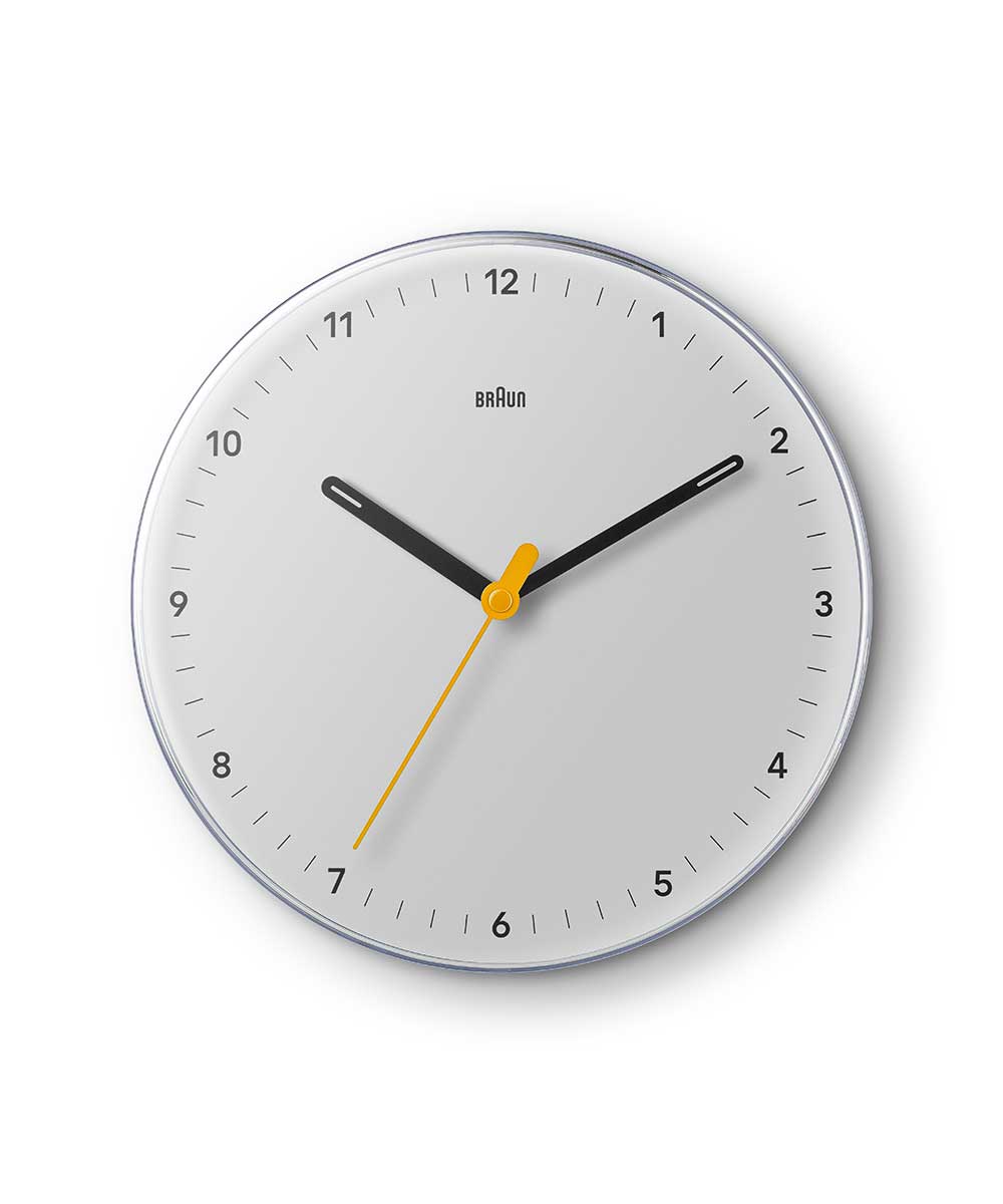 BRAUN WALL CLOCK WHITE BC26W ブラウン 掛け時計