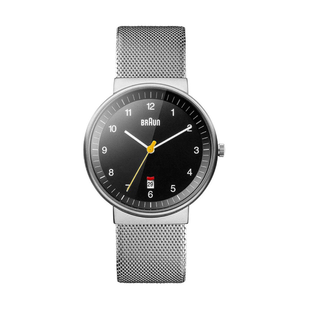 BRAUN WATCH BLACK×SILVER MESH BN0032BKSLMHG ブラウン腕時計 ブラック×シルバーメッシュベルト