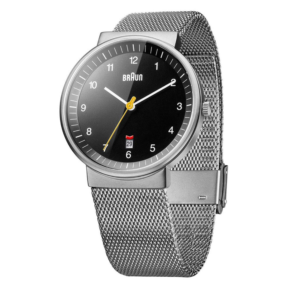 BRAUN WATCH BLACK×SILVER MESH BN0032BKSLMHG ブラウン腕時計 ブラック×シルバーメッシュベルト