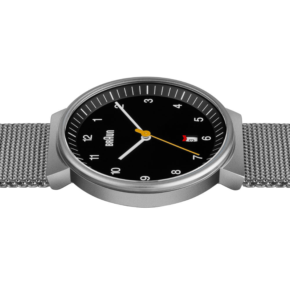 BRAUN WATCH BLACK×SILVER MESH BN0032BKSLMHG ブラウン腕時計 ブラック×シルバーメッシュベルト