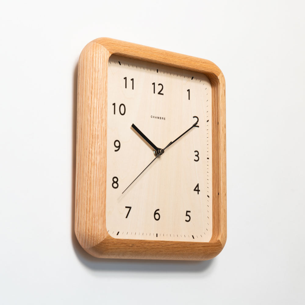 CHAMBRE シャンブル BOOK CLOCK OAK CH-074OA