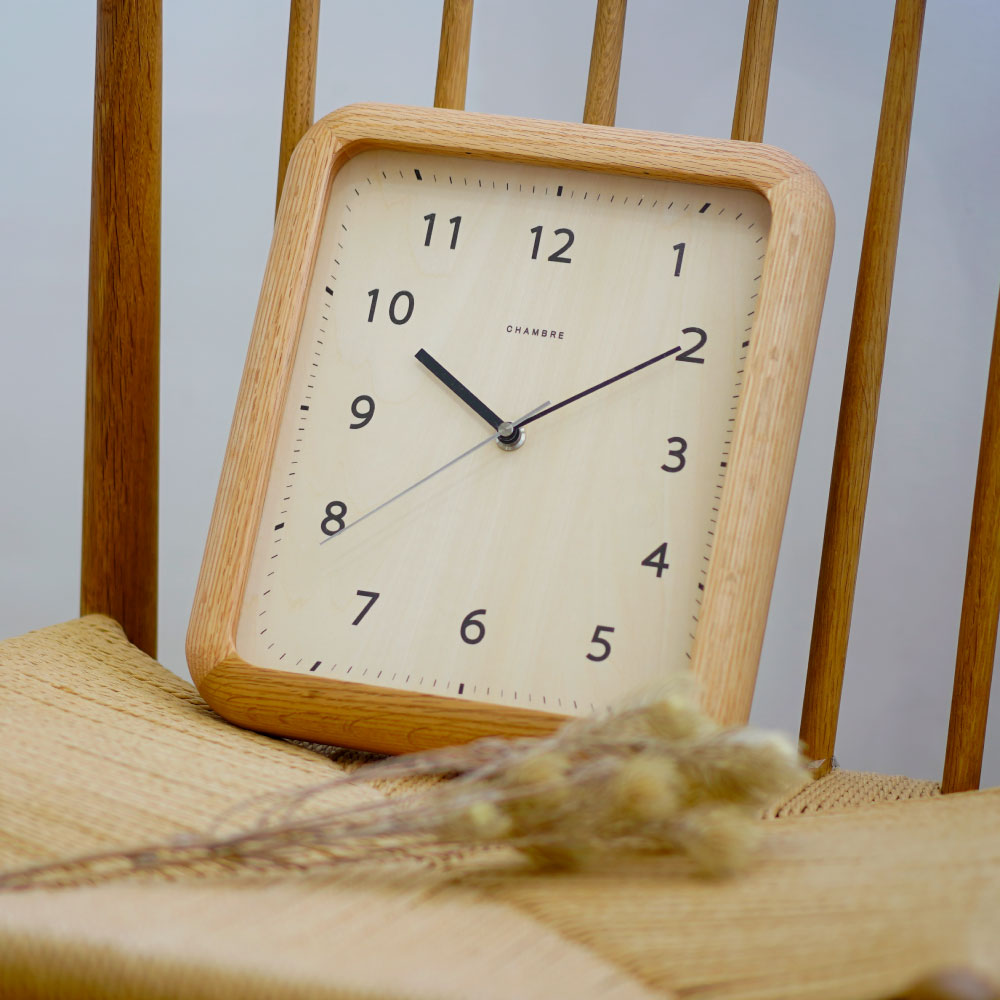 CHAMBRE シャンブル BOOK CLOCK OAK CH-074OA