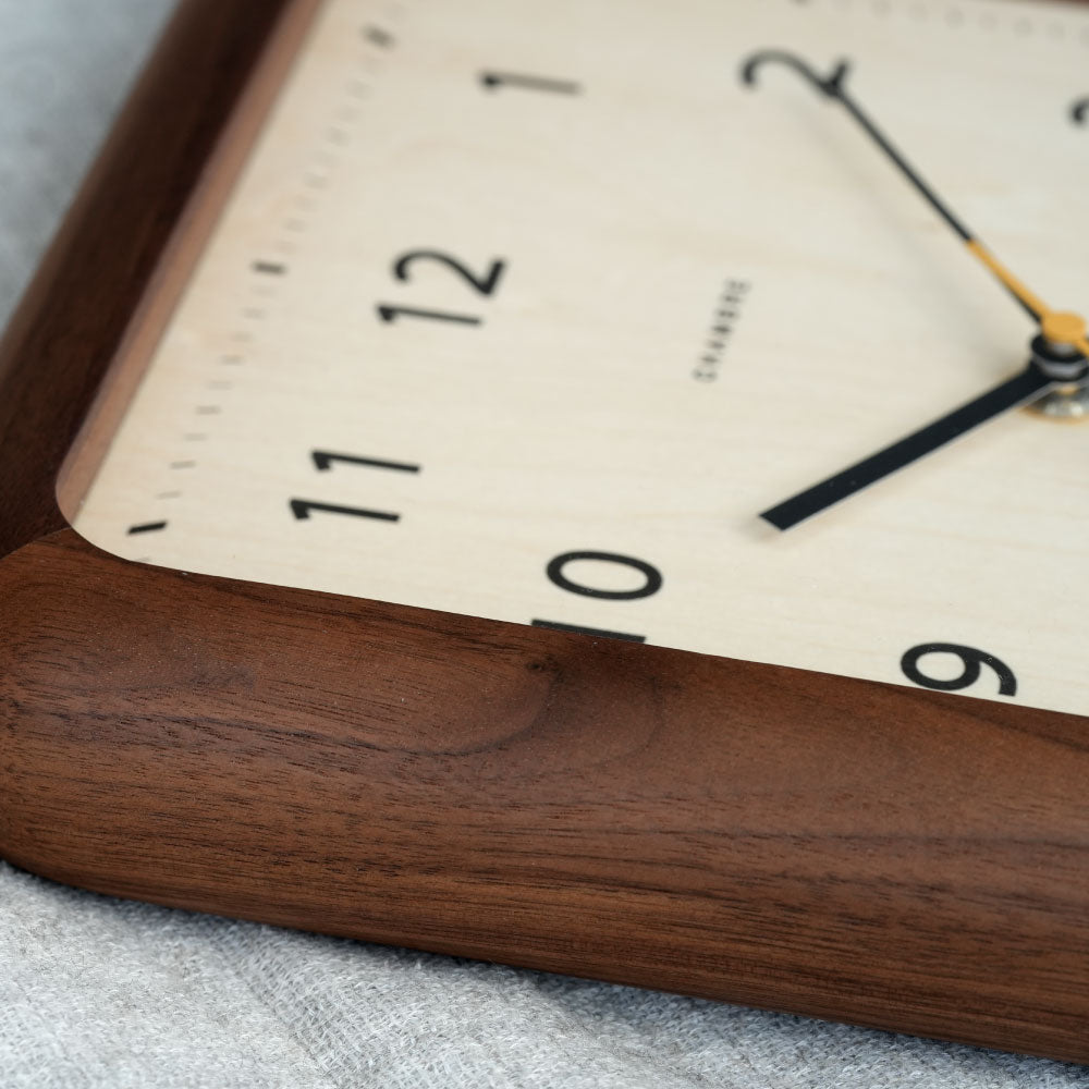 CHAMBRE シャンブル BOOK CLOCK WALNUT CH-074WN