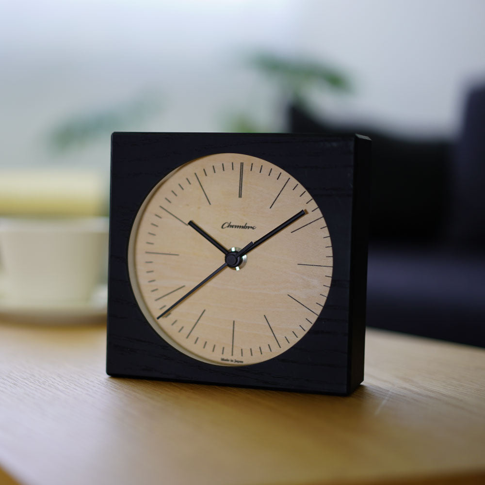 CHAMBRE LINE DESK CLOCK CH-075BK