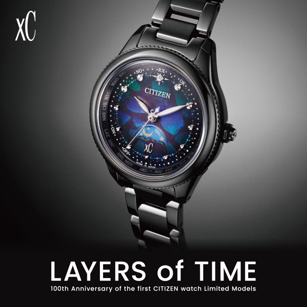 xC daichi collection EE1008-56E LAYERS of TIME 世界限定1,500本 クロスシー 腕時計 レディース